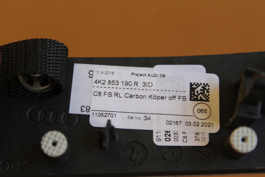 фото №10, Dekor рамка молдинг piano карбон 3id anglik uk audi rs7 4k c8