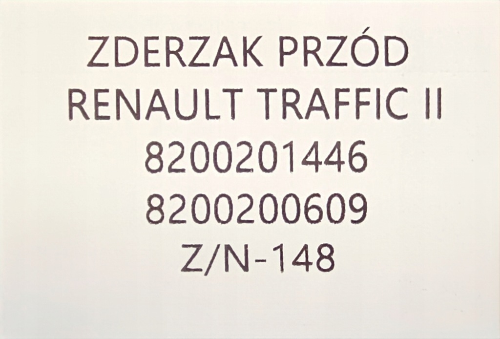 фото №10, Новий оригінальний бампер перед renault trafic ii / opel vivaro a 2001-2006