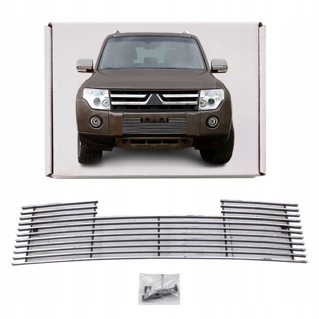 фото №1, Mitsubishi pajero 2012-2015 решётка радиатора aluminiowy