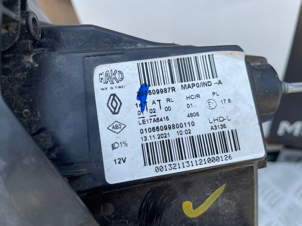 фото №7, Renault clio v лампа левая перед 260609987r