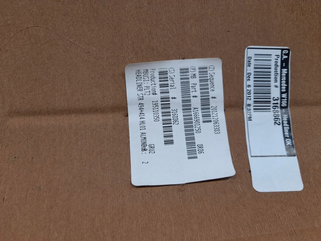 Mercedes-benz gl x166 2013 стеля Ціна