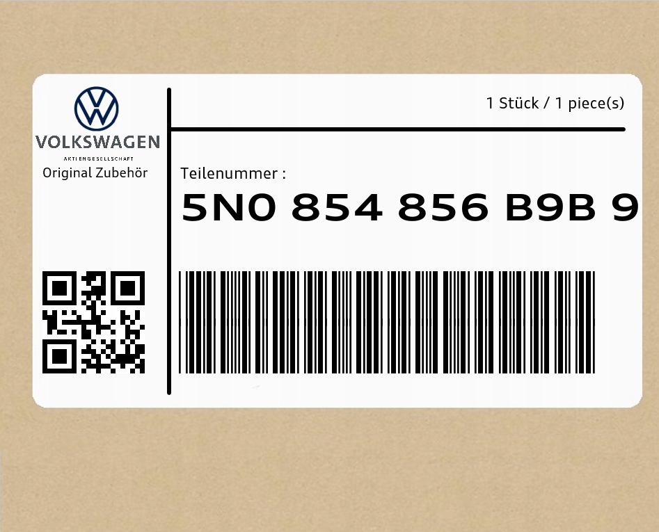 фото №1, Накладка 5n0854856b9b9 vw tiguan