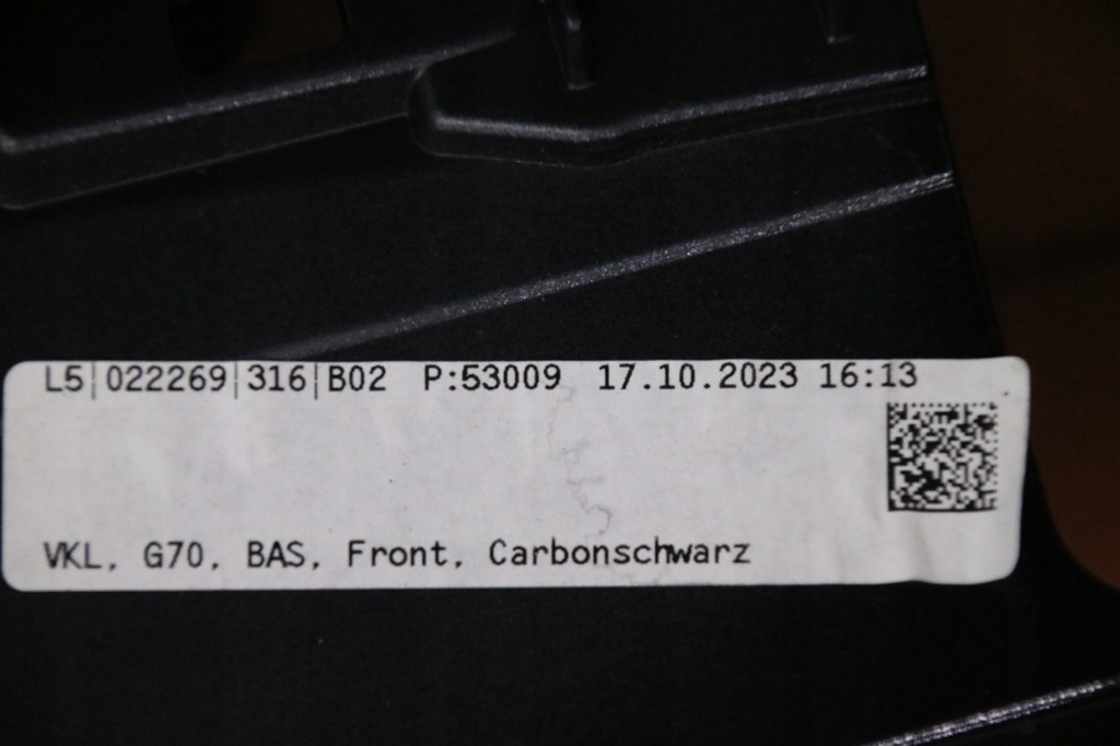 фото №13, Bmw 7 g70 i7 kompletny бампер перед передний цвет 416 carbonschwarz