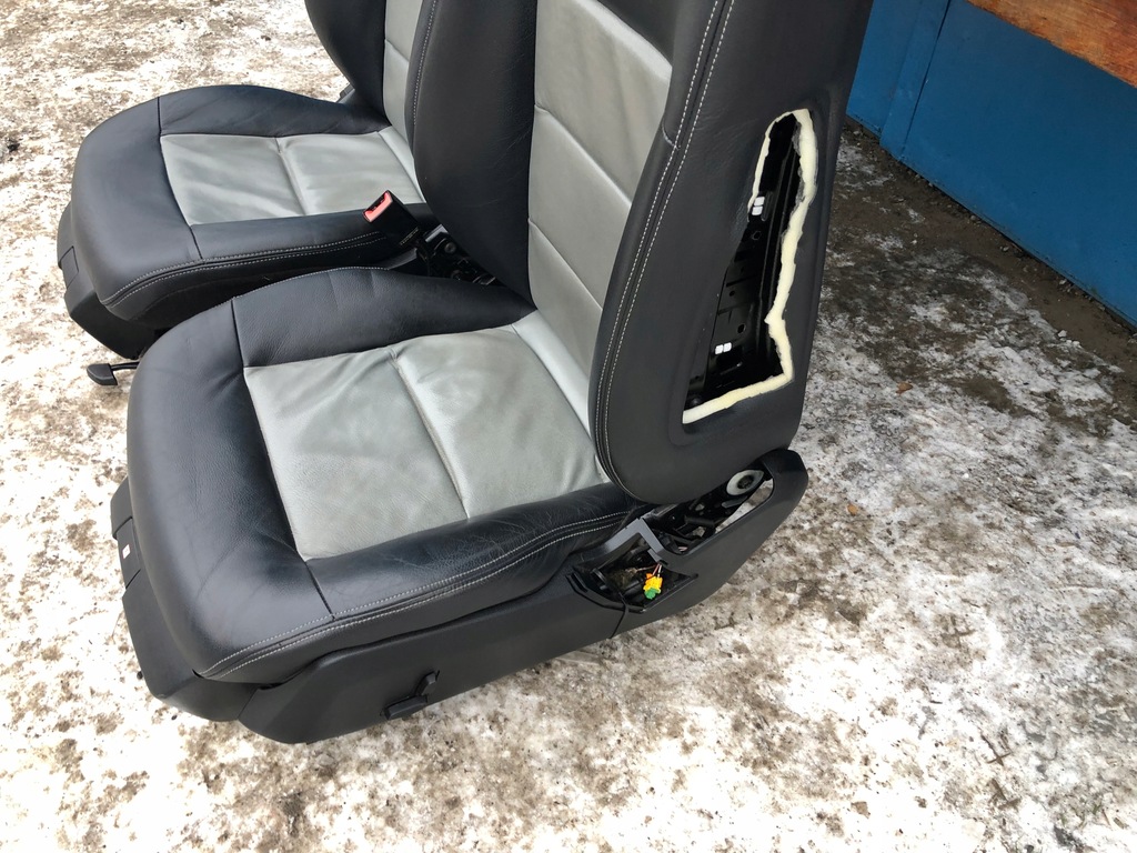 фото №12, Mercedes w212 sedan сидіння оббивка заднє сидіння шкіра