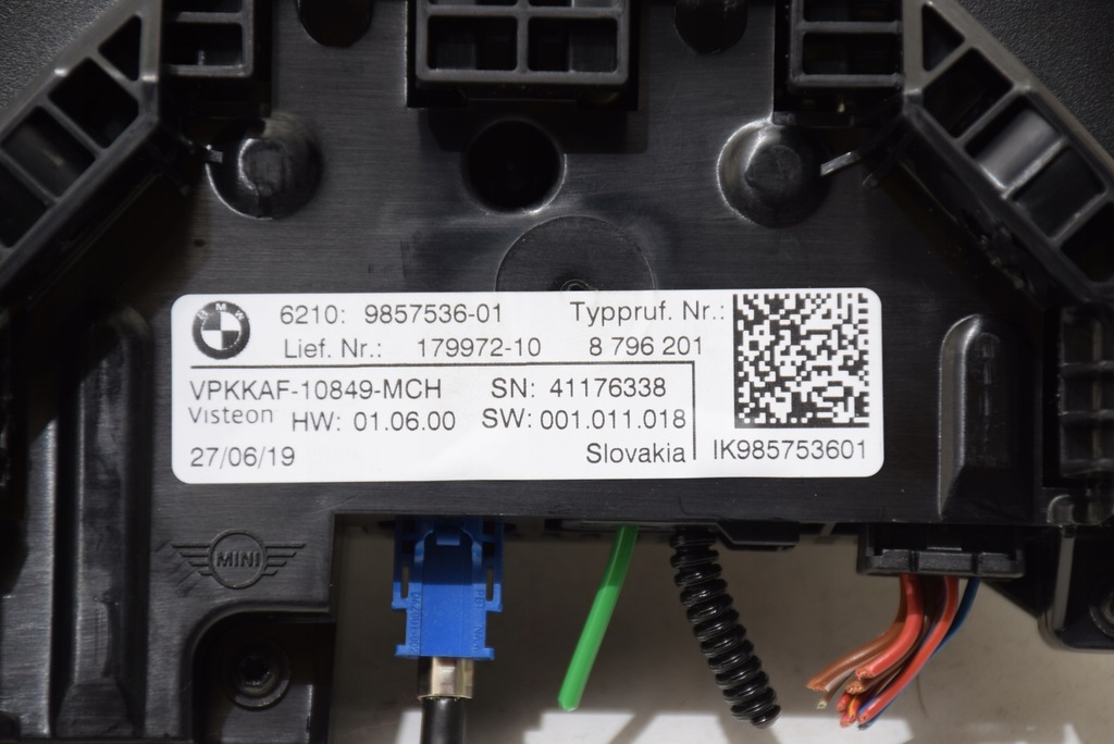 фото №16, Mini f56 bev приборы счетчик экран дисплей hud head-up km ece 17 tyś km