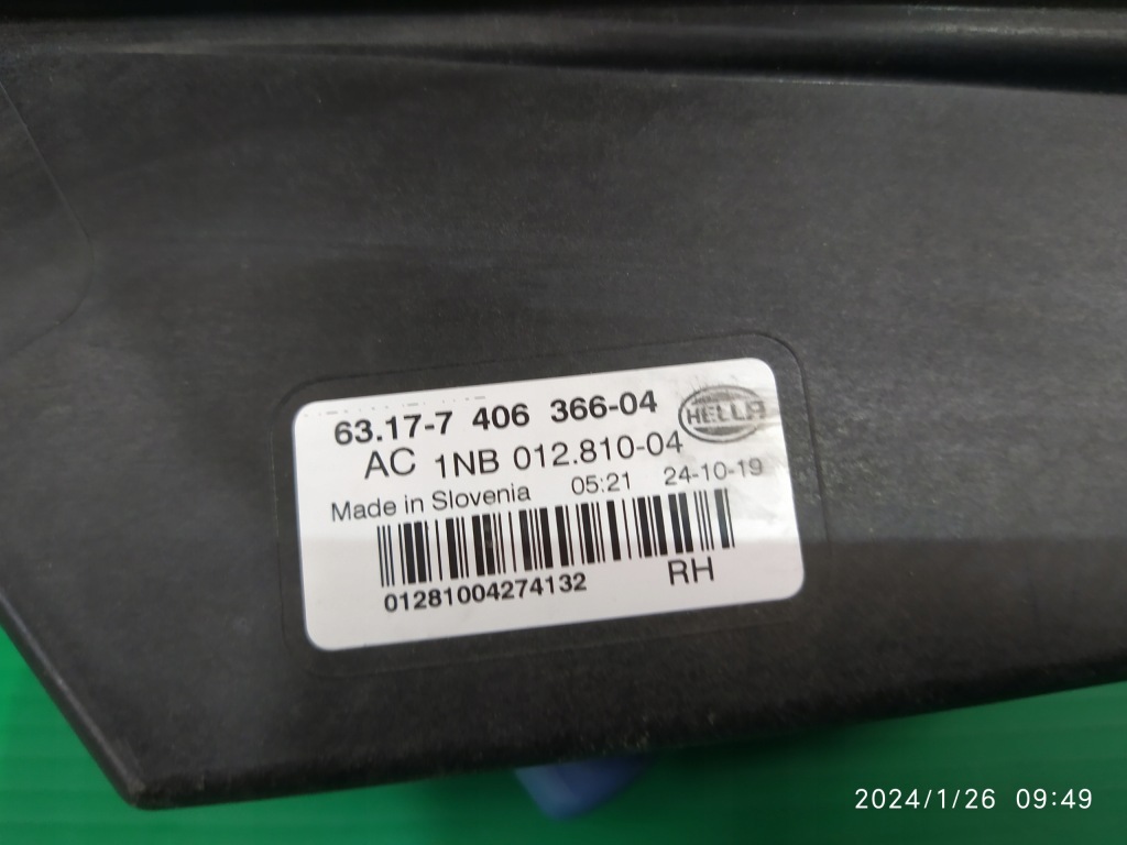 фото №13, Противотуманная фара led правый bmw g05 x5 g06 x6 g07 x7 7406366