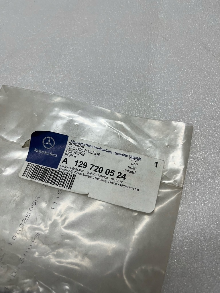 фото №7, Mercedes-benz sl r129 прокладка скло двері a1297200524