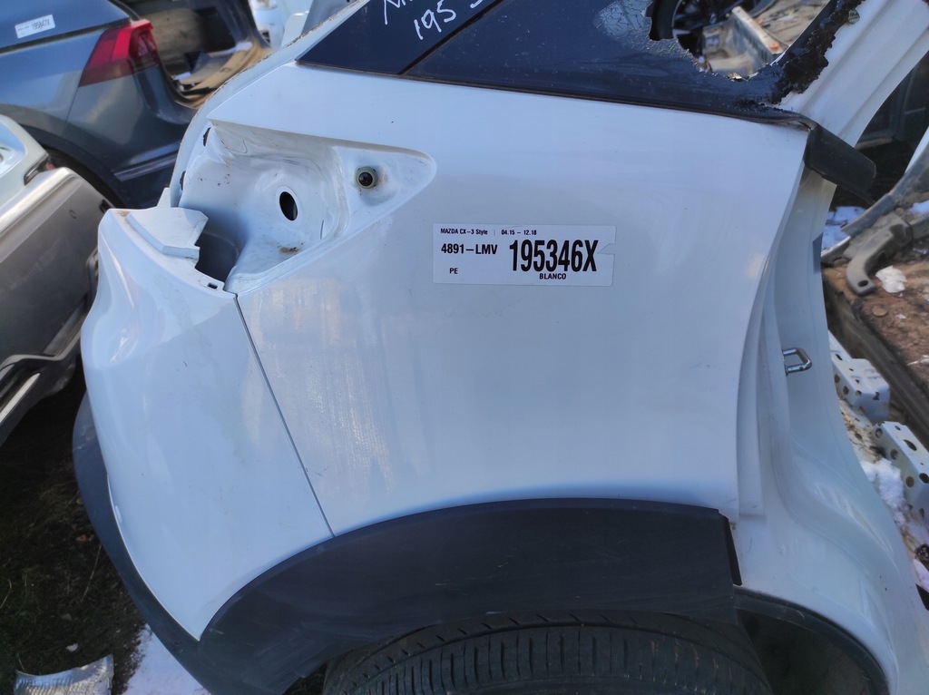 фото №9, Pas задний поддон крыло задний левый правый mazda cx3