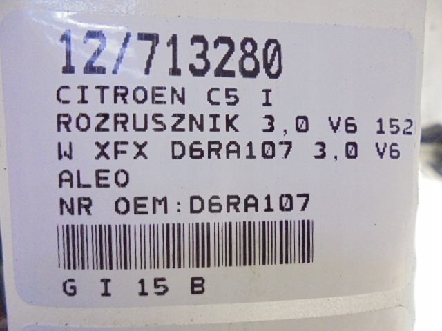 Купити Citroen c5 1 стартер d6ra107 3,0 v6