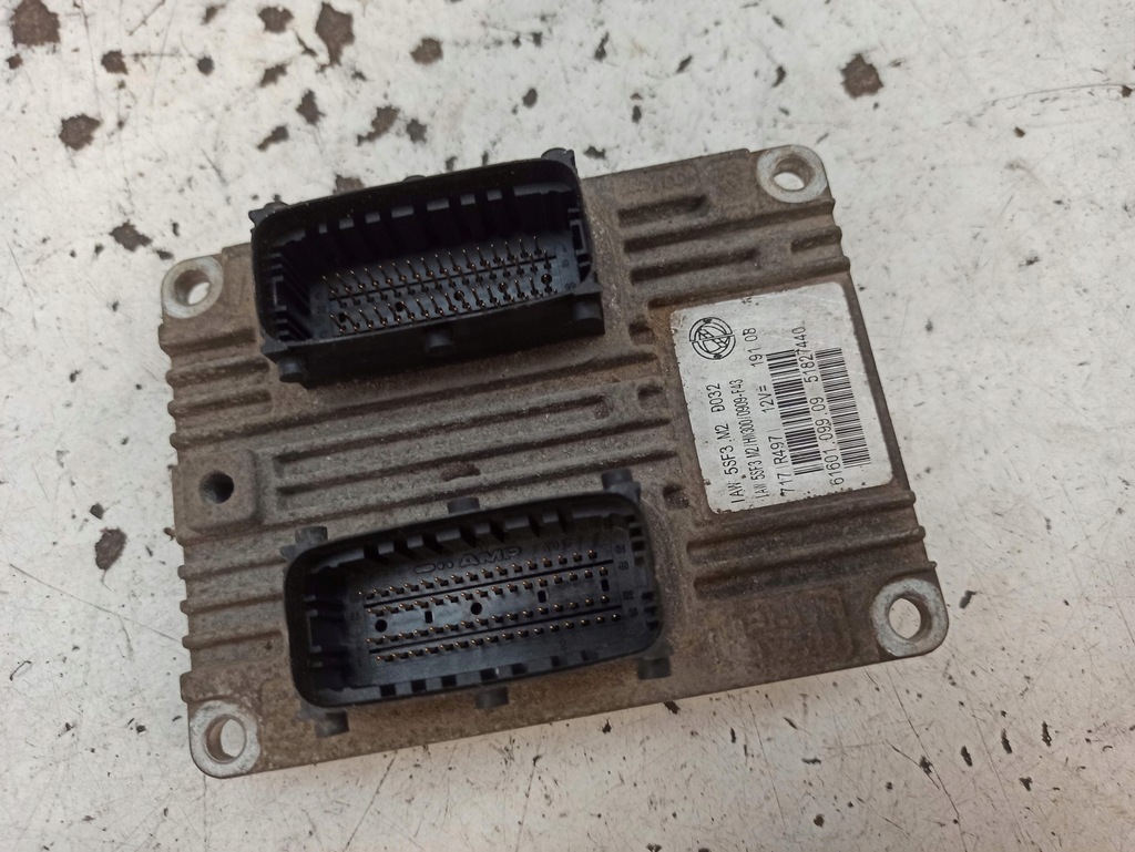 фото №7, Fiat punto 1.4b 8v бортовий комп'ютер блок керування 51827440