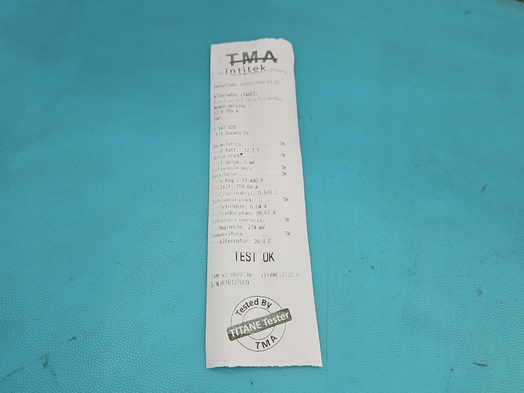 Test генератор fiat ducato iv 51943777 2.0 jtd Недорого