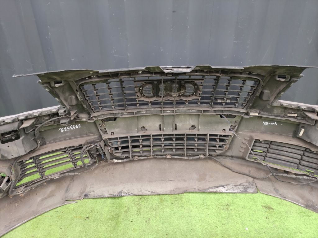фото №12, Audi a8 d3 4e0 lift 05-10 бампер передний перед ly7w