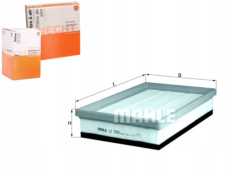 фото №1, Knecht фільтр повітря fiat bravo ii, stilo 1.9d 1