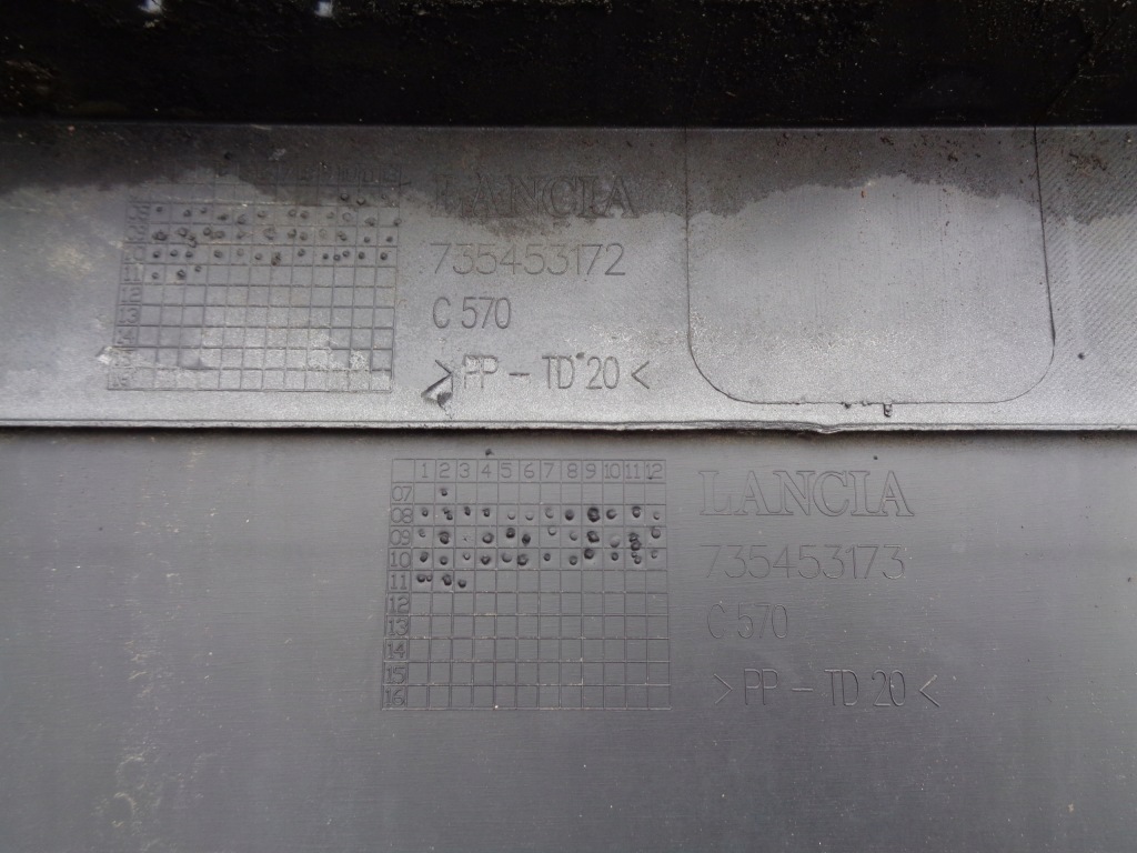 фото №14, Бампер фонари pdc lancia delta 3 iii 2011r. задний grafitowy 284 оригинал