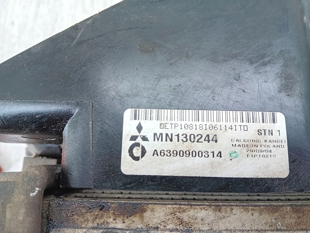 фото №6, Радиатор интеркулер smart forfour i a6390900314 mn130244 1.5 d