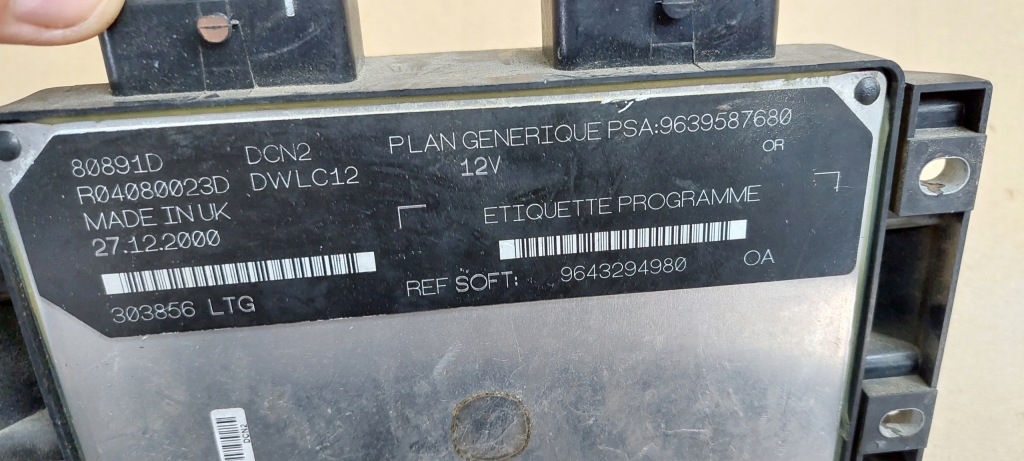 фото №3, Бортовий комп'ютер citroen xsara