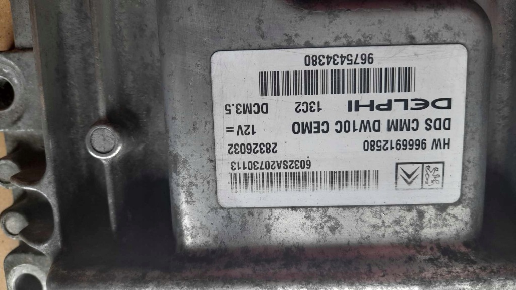 фото №1, Citroen jumpy ii peugeot expert ii бортовий комп'ютер двигуна 9675434380