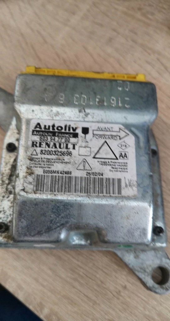 фото №1, Блок керування модуль подушка безпеки 8200325696 603947700