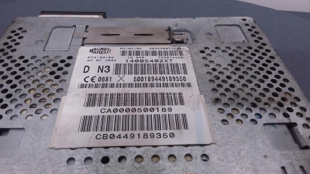 Citroen c8 радіо програвач cd навігація 14005402xt Недорого