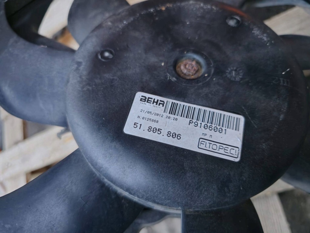 фото №7, Вентилятор радіатора fiorino bipper qubo 1.3 51.780.658 51780658