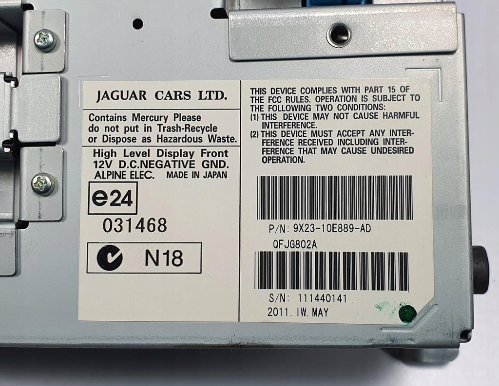 фото №5, Дисплей экран навигации jaguar xf x250 9x23-10e889-ad