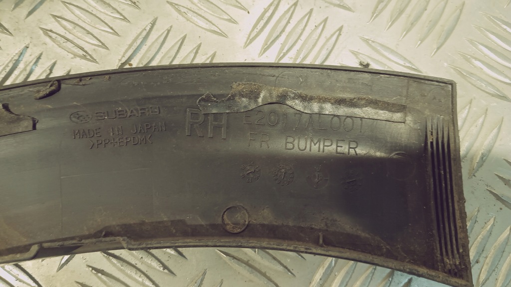 фото №12, Молдинг бампера перед subaru outback v 14-19 e2017al002 e2017al001 оригинал