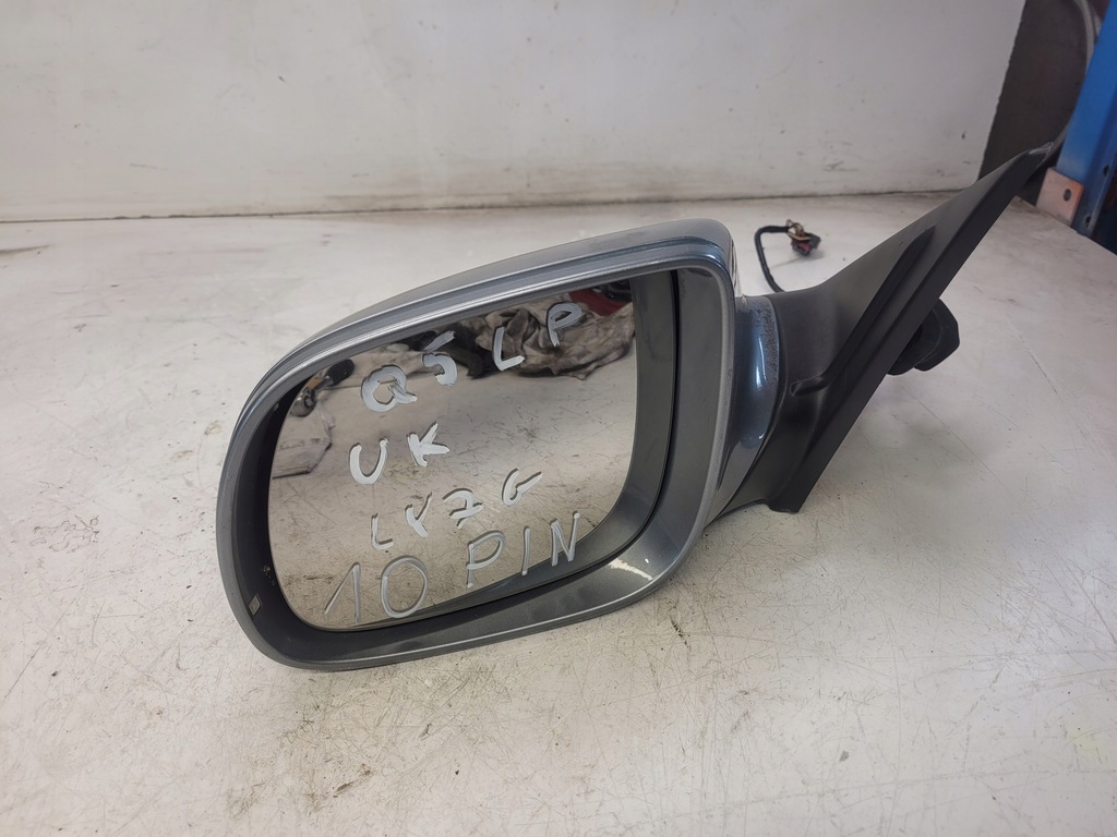фото №10, Зеркало наружное левая audi q5 8r ly7g 10-pin