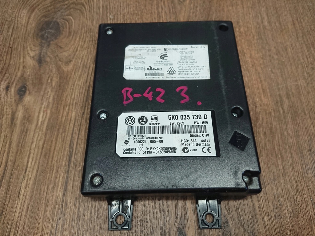 фото №1, Vw golf 6 vi модуль телефона 5k0035730d