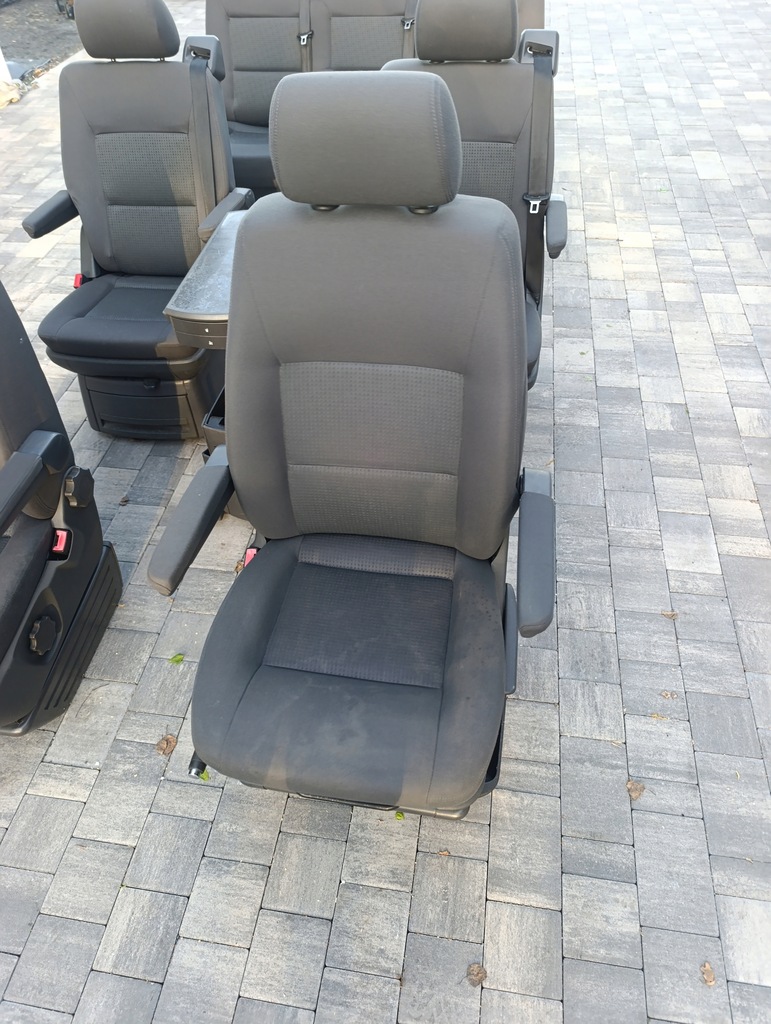 фото №9, Vw t5 t6 multivan сиденья передние перед с подлокотники антрацит