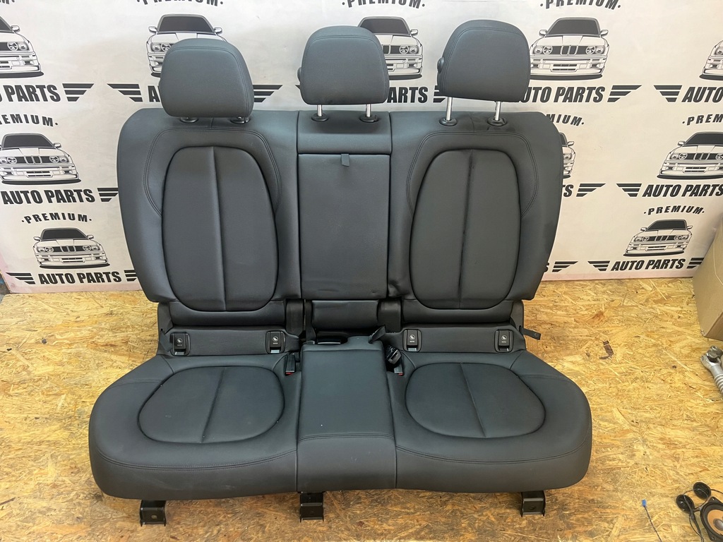 фото №11, Bmw x1 f48 сидіння заднє сидіння комплект czarna шкіра