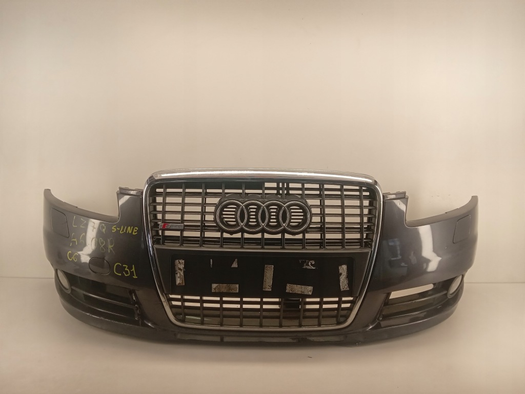 фото №1, Бампер перед решётка радиатора audi a6 c6 04-11 lz7q омыватель s-line