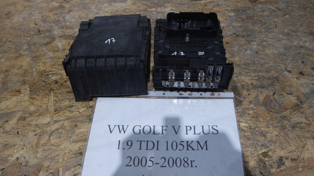 фото №1, Корпус коробка предохранителей vw golf v plus 1.9 tdi