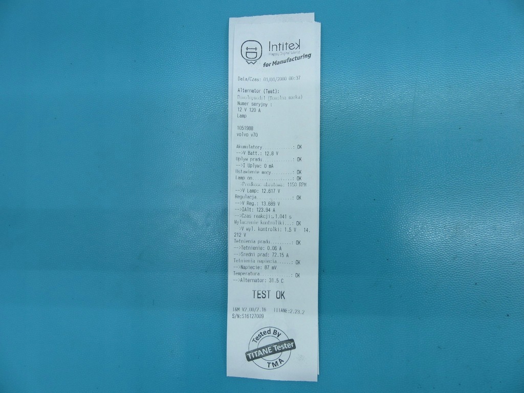 фото №7, Test генератор 6g9n-10300-yc volvo v70 iii 2.0d