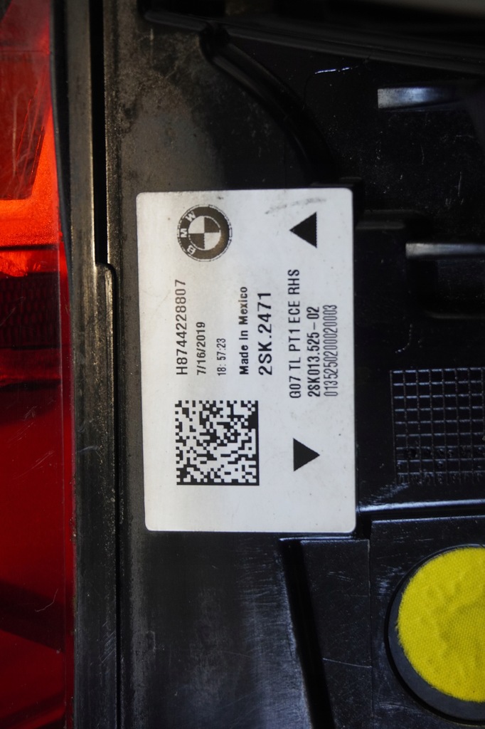 фото №10, Крышка багажника лампы борт бампер bmw x7 g07 475