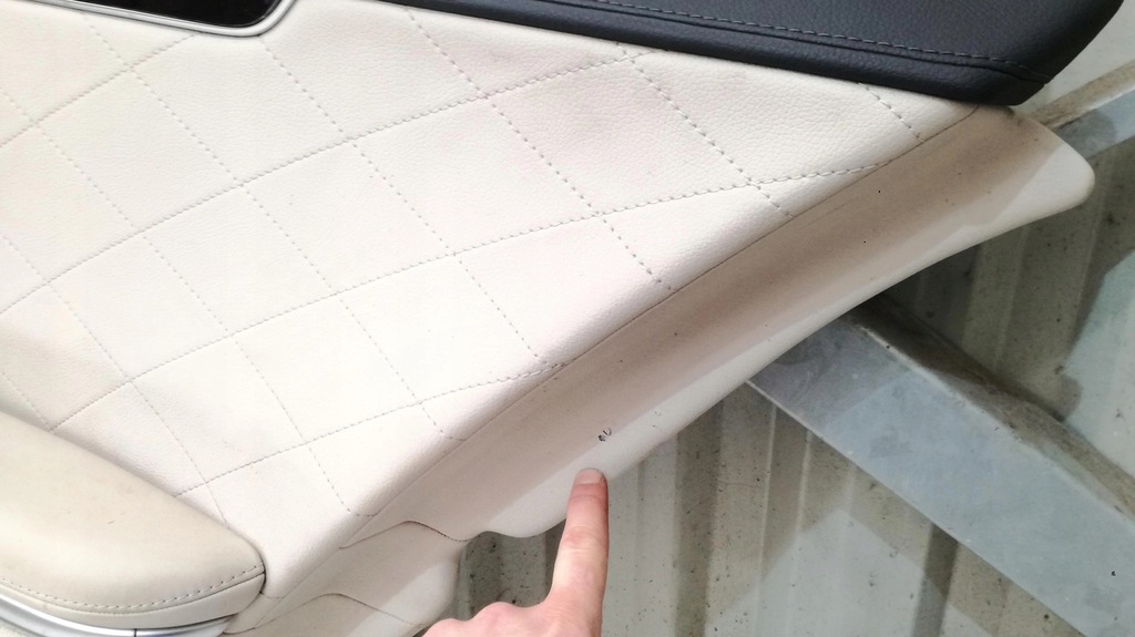 фото №14, Mercedes w223 обивка обшивка дверь задняя правая