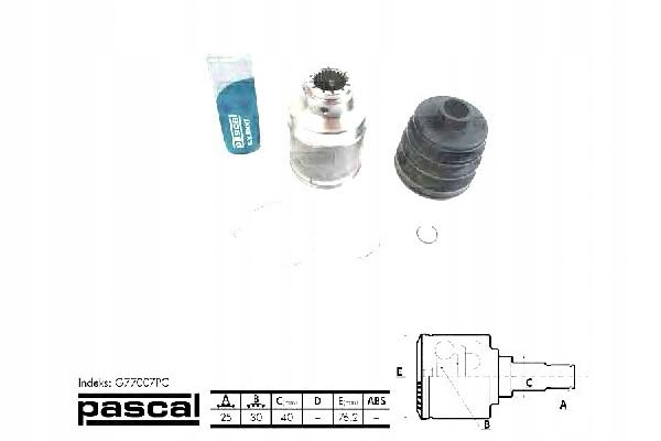 Pascal шрус  приводной внутренний subaru forester Цена