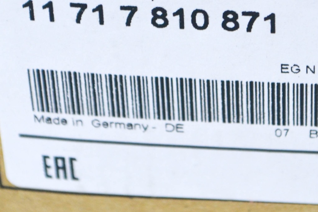 фото №8, Bmw 1 f21 клапан egr 114d 70kw дизель 11717810871 новый оригинальный