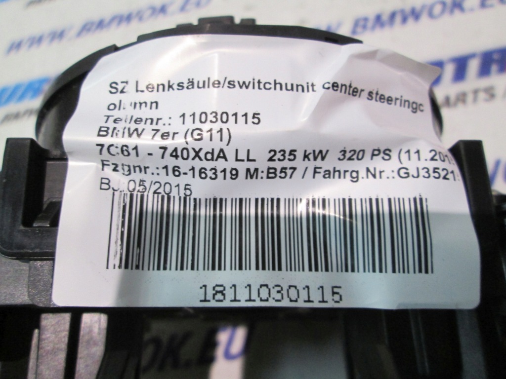 фото №8, Bmw g11 g12 стрічка керма перемикачі 9395716