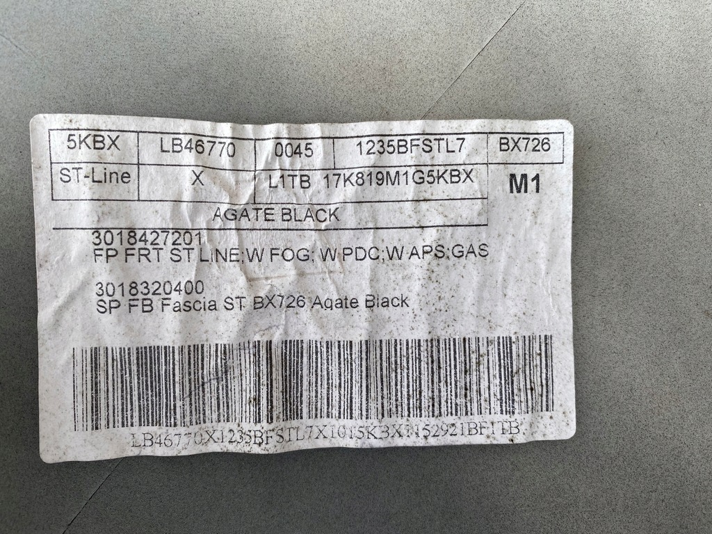 фото №7, Бампер ford puma ii mk2 st line перед