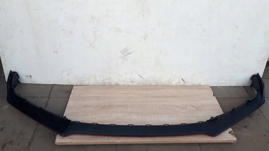 фото №1, Civic x type r 17- бампер передній накладка нижня