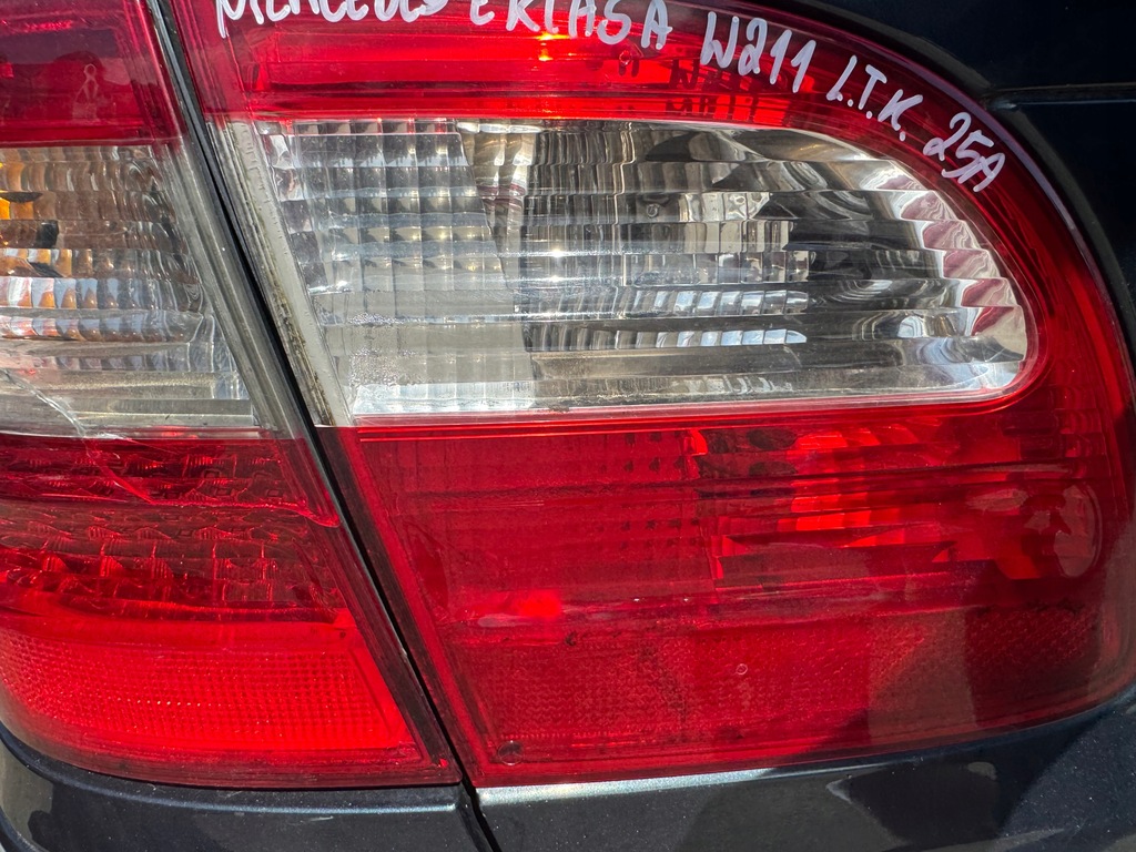 фото №9, Mercedes benz w211 s211 лампа левая задняя левый задняя с крышки w крышка