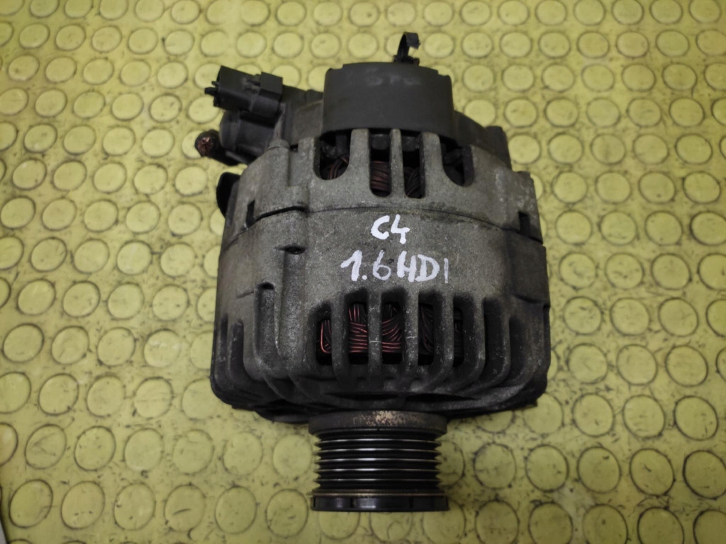 фото №1, Citroen c4 1.6 hdi генератор 9646321780