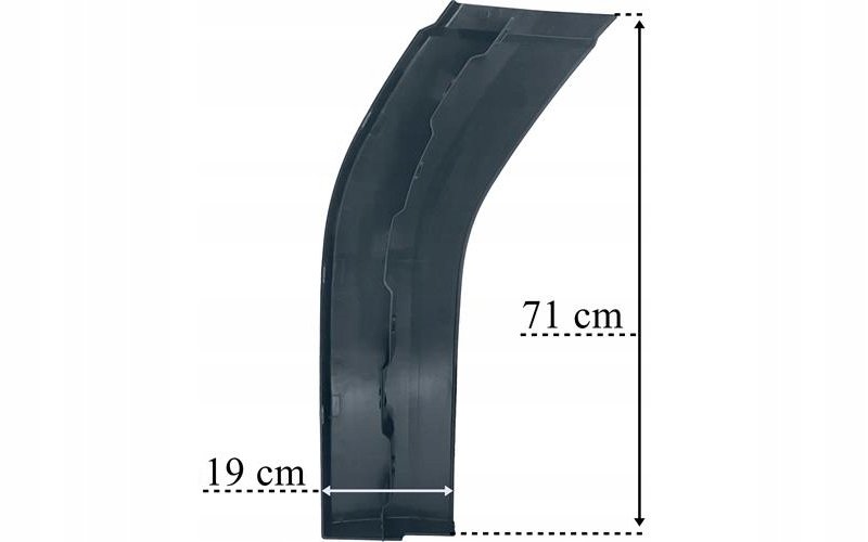 фото №2, Scania s r молдинг крила ліва задня широка підкрилок