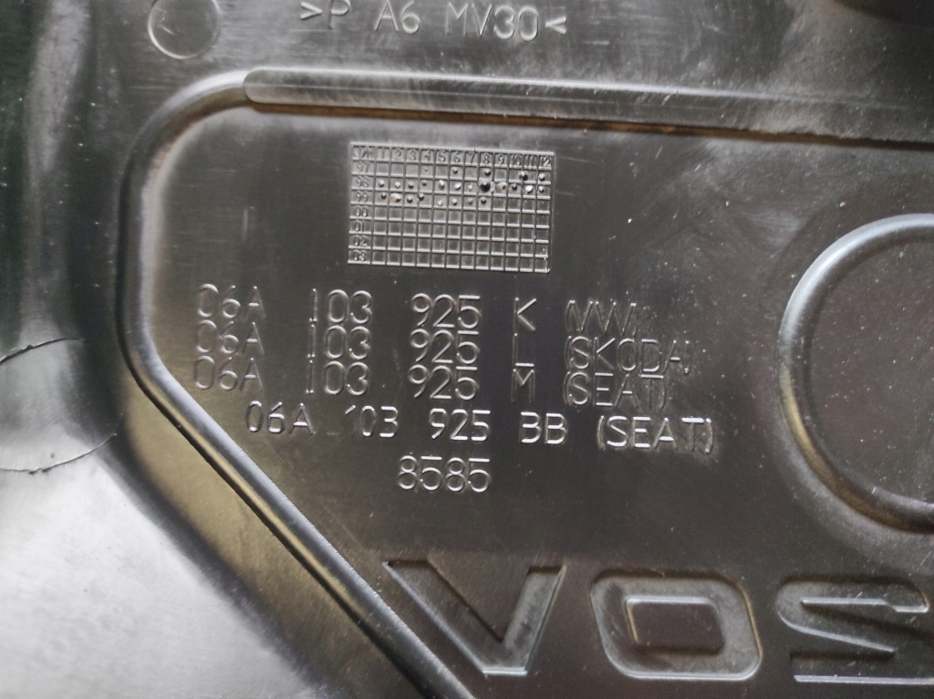 фото №8, Seat toledo ii 1.8 20v защита двигателя 06a103925m