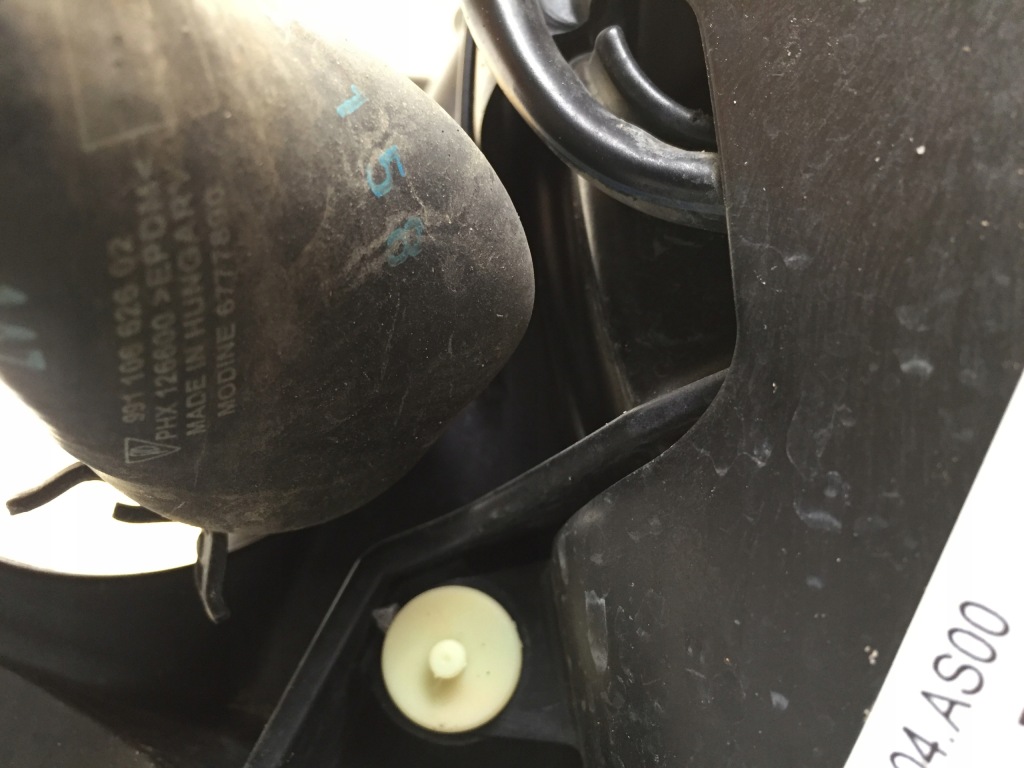 Porsche 911 991 радиатор правая вентилятор воздуховод воздуха пабтрубок  шланг Киев