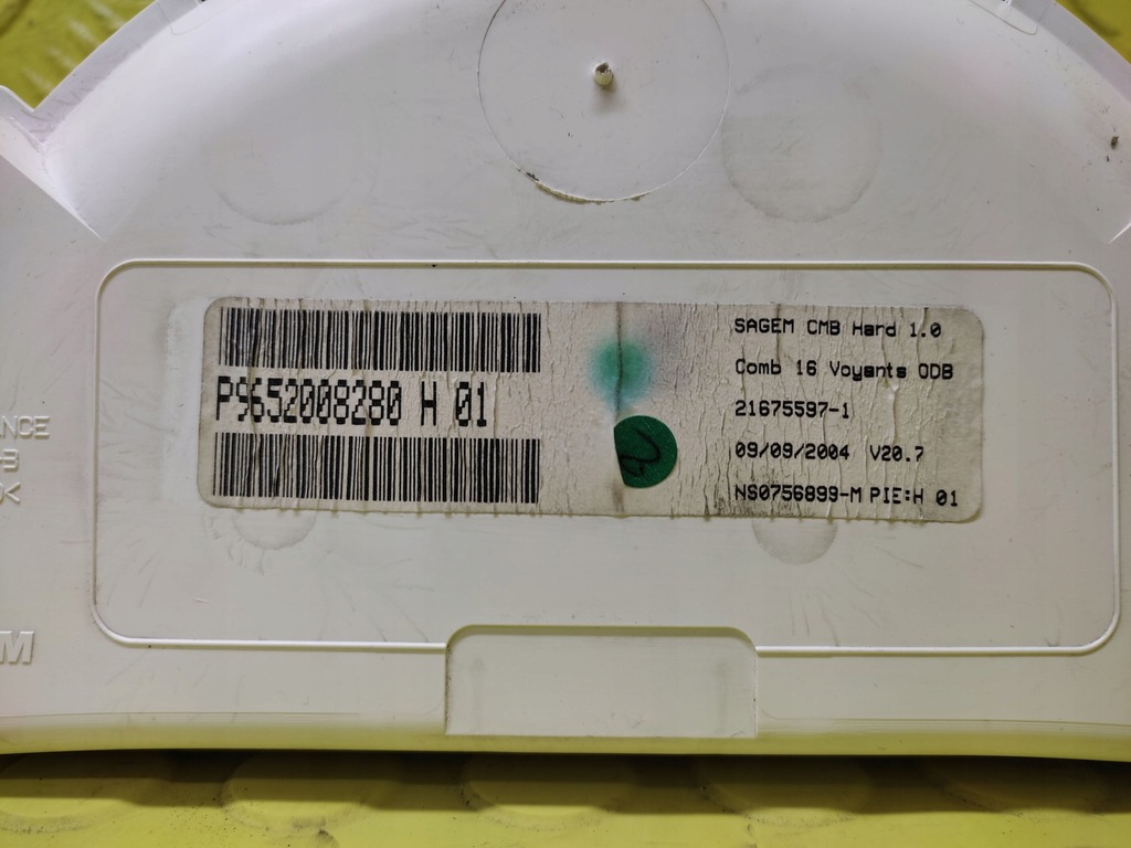 фото №7, Citroen c2 1.4 hdi счетчик приборы 9652008280