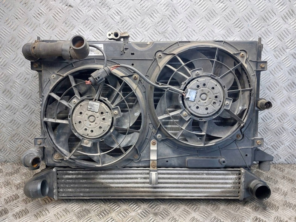 фото №1, Радіатор комплект + вентилятори galaxy mk1 lift 1.9 tdi 7m3121203