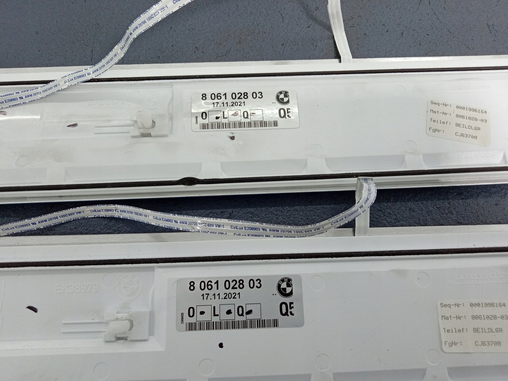 фото №6, Bmw 7 g11 накладки декоративні поріг m набір led kpl