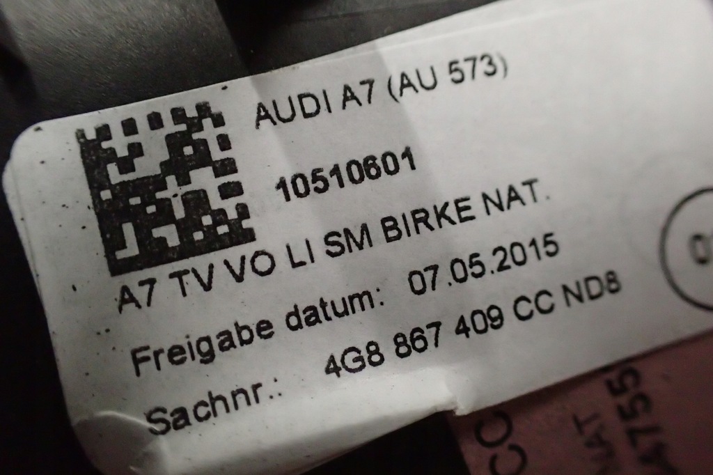 фото №5, Audi a7 4g молдинг декоративная дверь pl 4g8867409cc