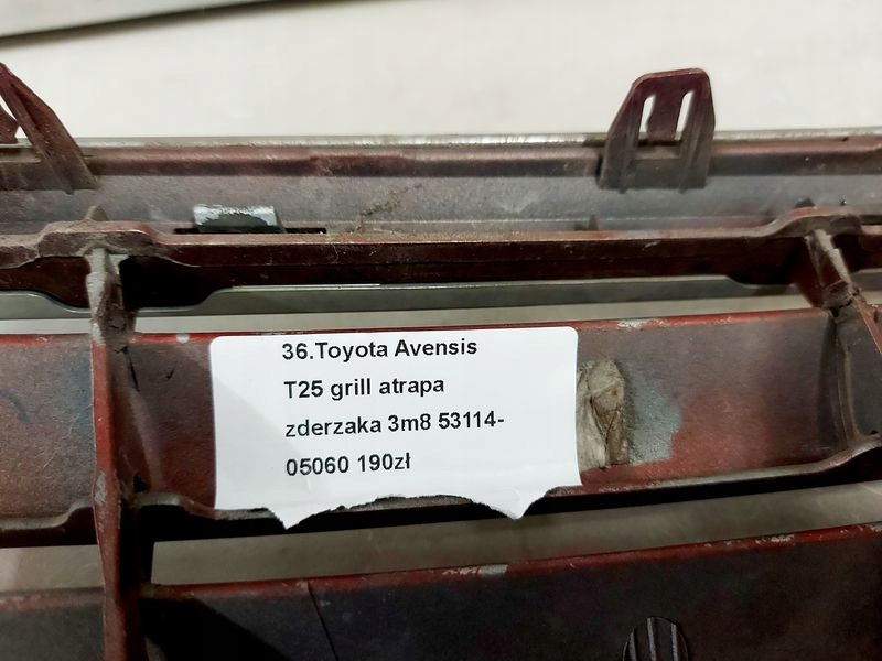 Купити Toyota avensis t25 решітка  бампера передні  передня 3m8 53114-05060